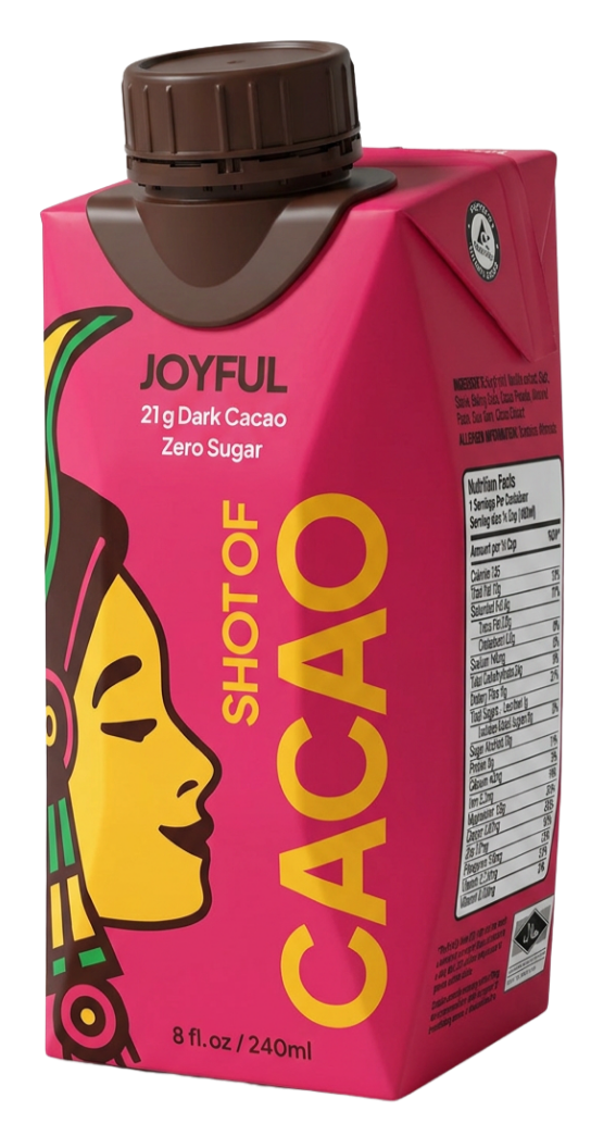 Joyful Cacao carton